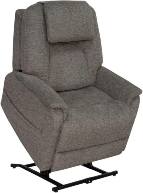 Flexsteel® Zecliner Model 3+ Petite Dark Umber Power Lift Recliner with Power Headrest, Lumbar, Heat and Massage-1