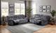 Furniture of America® Hieronymus Dark Gray Manual Sofa-2