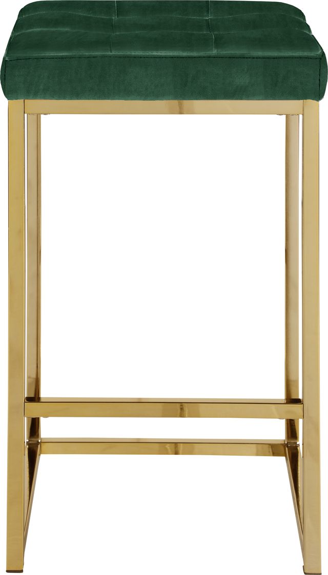 Meridian Furniture Nicola Green Velvet Counter Stool-1