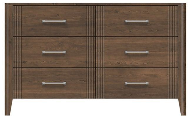 Country View Woodworking Westroom Bedroom Brown Maple 54" Dresser-0