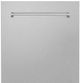 Zline Monument Series 24" Satin Stainless Steel Dishwasher Panel-1