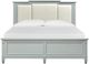 Magnussen Home® Glenbrook Pebble California King Panel Bed with Upholstered Headboard-1