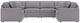 Signature Design by Ashley® Modmax 8-Piece Granite U-Shape Sectional-0