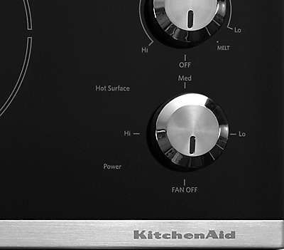 KitchenAid® 30" Stainless Steel Electric Downdraft Cooktop-4