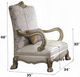 ACME Furniture Dresden II Gold Patina/Pearl Chair-1