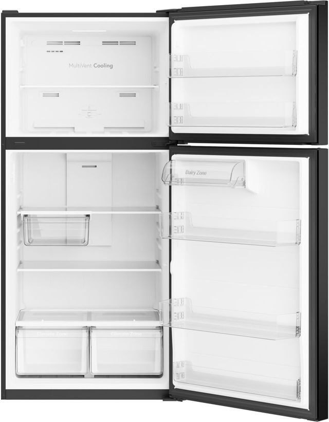 GE® 30" 19 Cu. Ft. Black Garage Ready Top Freezer Refrigerator-1