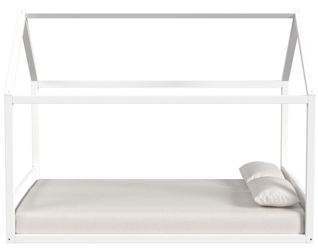 Elements International Sami White Youth Full Bed-3