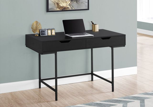 Monarch Specialties Inc. Black Computer Desk-0