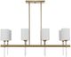 Uttermost® Awyr Brass Linear Chandelier-0