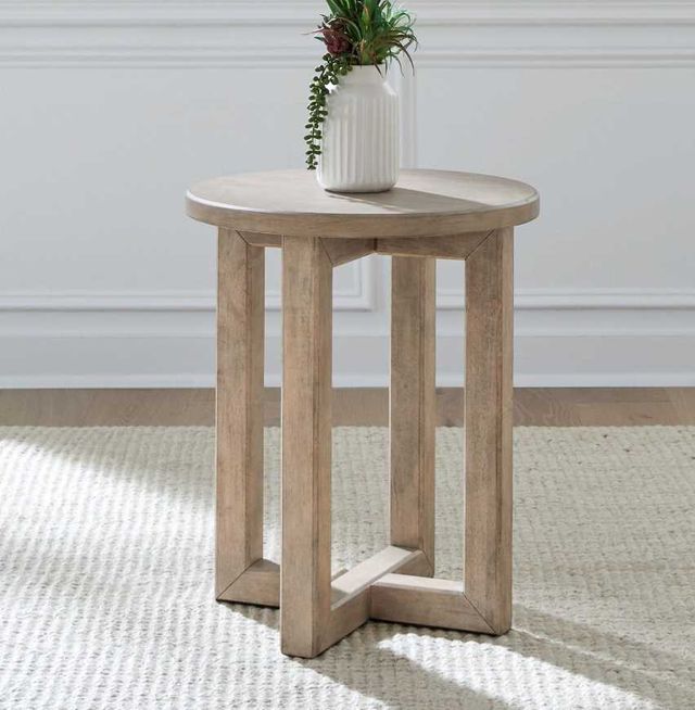 Liberty Furniture Proximity Place Barley Buff Chairside Table-1