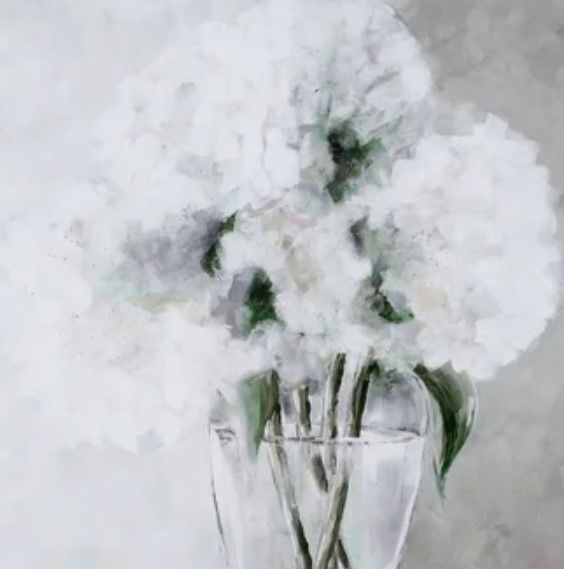 Stylecraft Austere Arrangement II Light Gray/White Wall Art-1