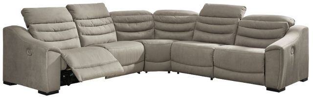 Signature Design by Ashley® Next-Gen Gaucho 2-Piece Putty Power Reclining Living Room Set-1