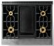Viking® 7 Series 36" Cast Black Pro Style Dual Fuel Range-4