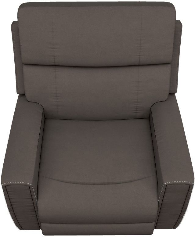 La-Z-Boy® Apollo Slate Leather Power Rocking Recliner with Headrest and Lumbar-4
