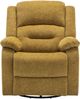 Monarch Specialties Inc. Gold Large Power Swivel Glider Reclining Chair with USB Ports-2
