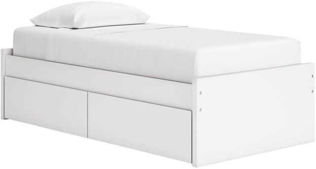 Signature Design by Ashley® Onita White Twin Storage Platform Bed-0