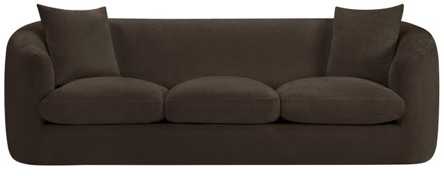 Meridian Furniture Penelope Brown Upholstered Sofa-1