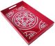 A & B Home Red Lacquer Tray-0