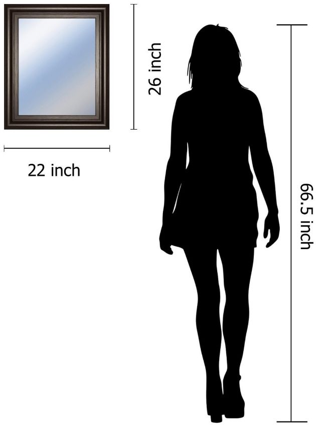 Classy Living Decorative 22"W Wall Mirror-2