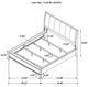 Coaster® Granada Beige/Natural Pine California King Panel Bed-4