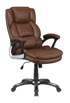 Coaster® Essence Antique Brown Adjustable Height Office Chair