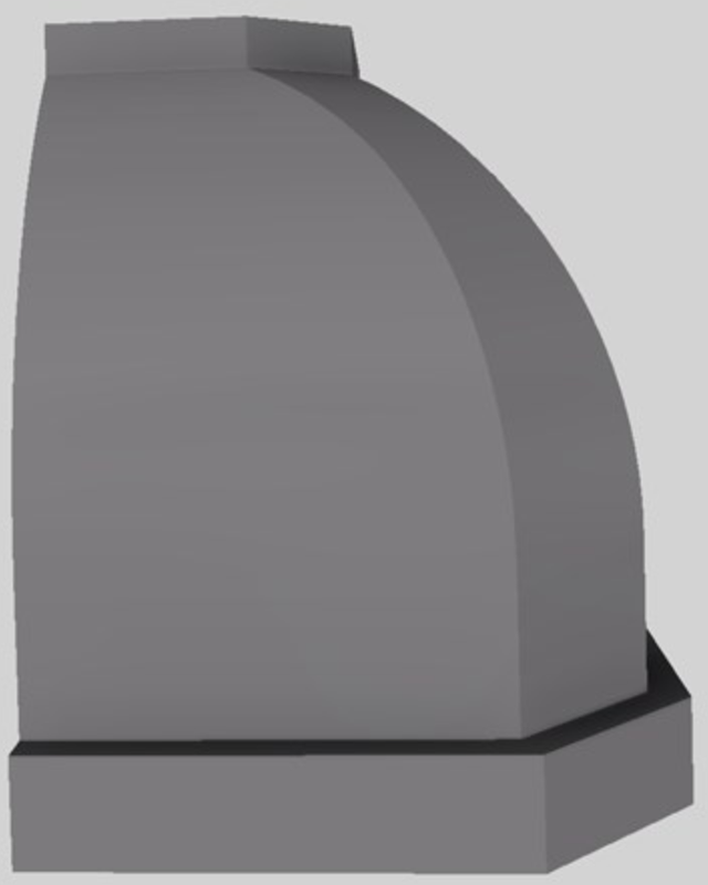 Vent-A-Hood® Designer Series 42" Gunsmoke Wall Mounted Range Hood-3