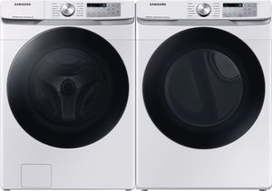  Samsung White Front Load Laundry Pair