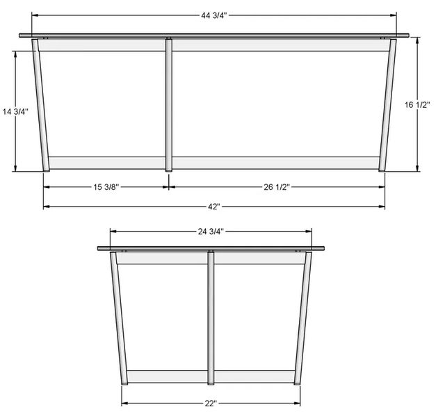 Amisco Customizable Jill Coffee Table-2