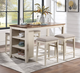 Winners Only® Woodbridge 2-Piece White Bar Stool Set-1