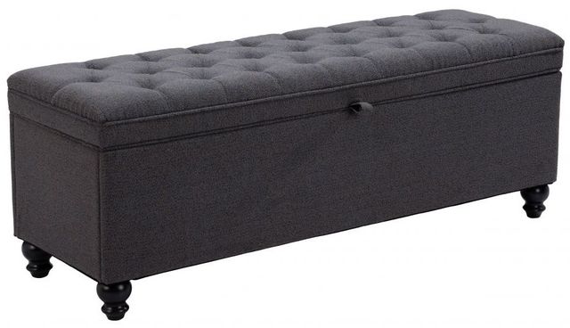 Zuo® Modern Halifax Gravel Gray Bench-0