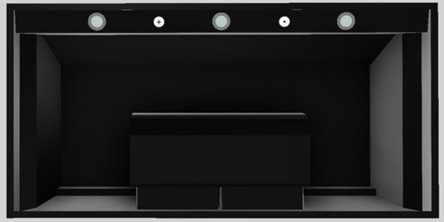 Vent-A-Hood® Designer Series 48" Black Wall Mounted Range Hood-3