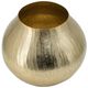A & B Home Gold Chisel Flower Vase-3