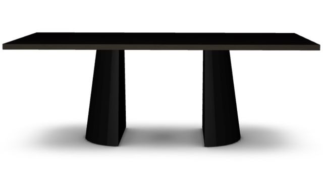 Amisco Customizable Gemma Solid Ash 84'' Bar Height Table-1