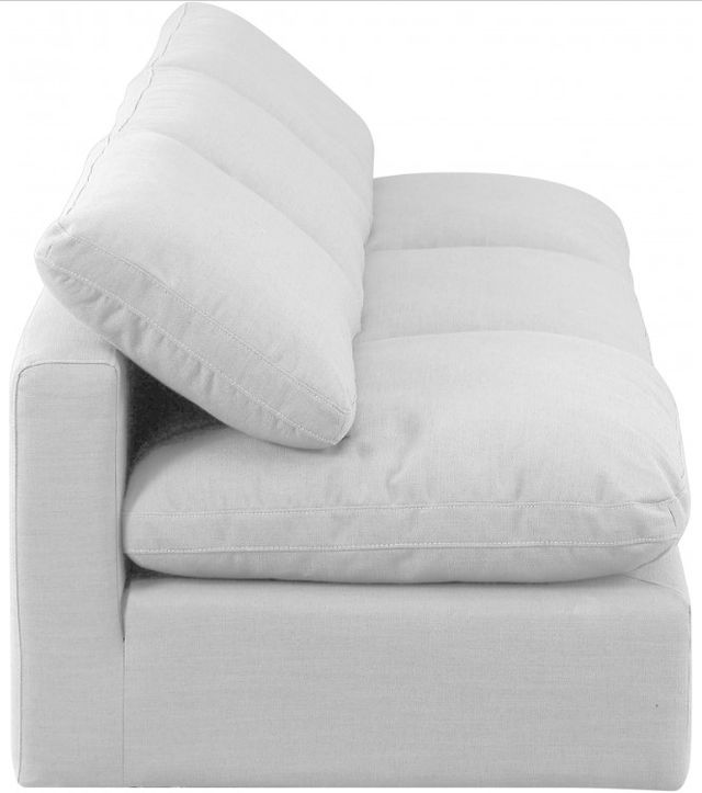 Meridian Furniture Indulge 3-Piece White Sofa-3