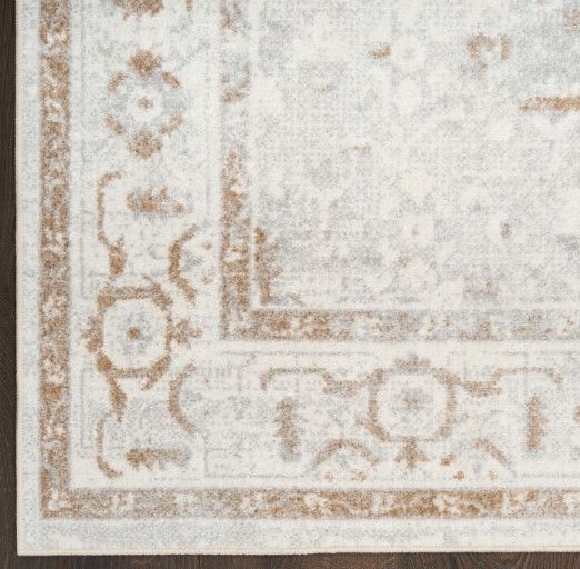 Nourison Home™ Astra Machine Gray Gold 5'x7' Area Rug-3