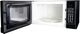 Danby® Designer 1.4 Cu. Ft. Black Countertop Microwave-1