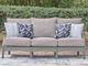 Signature Design by Ashley® Lone View Bay Beige/Gray Plastic Outdoor Sofa-3