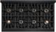 ZLINE Classic Series 48" Black Stainless Steel Gas Rangetop-2