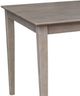 John Thomas Furniture® Dining Essentials Taupe Gray Square Dining Table with 36" Shaker Legs-1