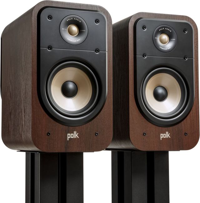 Polk Audio® Signature Elite Walnut Bookshelf Speaker-0
