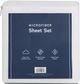 Weekender™ Double Brushed Microfiber White Split King Sheet Set-0