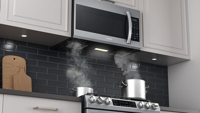 Samsung 1.7 Cu. Ft. Fingerprint Resistant Stainless Steel Over The Range Microwave-10