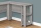 Monarch Specialties Inc. Gray L-Shaped Desk-1