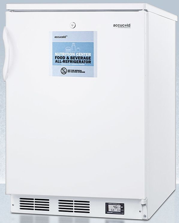 Accucold® by Summit® 24" 5.5 Cu. Ft. White Compact Refrigerator-1