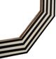 Sagebrook Home Black/White Octagon Mirror-4