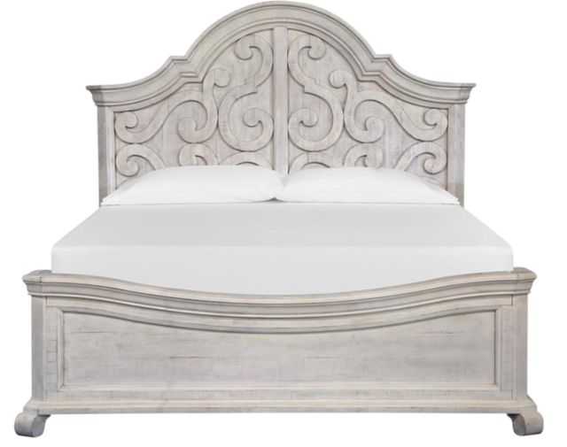Magnussen Home® Bronwyn Alabaster King Shaped Panel Headboard-1
