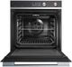 Fisher & Paykel 24" Brushed Stainless Steel with Black Glass Electric Built In Single Oven-1