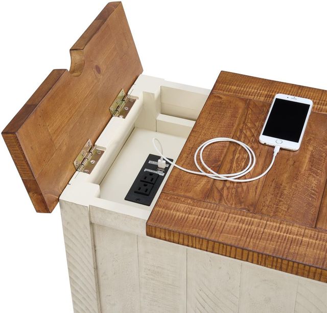 Martin Svensson Rustic Honey/White Side Table-4