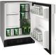 U-Line® Stainless Solid 21" Reversible Hinge Compact Refrigerator-2