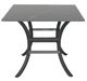 CabanaCoast® Customizable Monaco Stone 36" Outdoor Square Dining Table-1